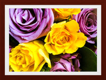 Load image into Gallery viewer, 0484 Yellow and Lavender Roses